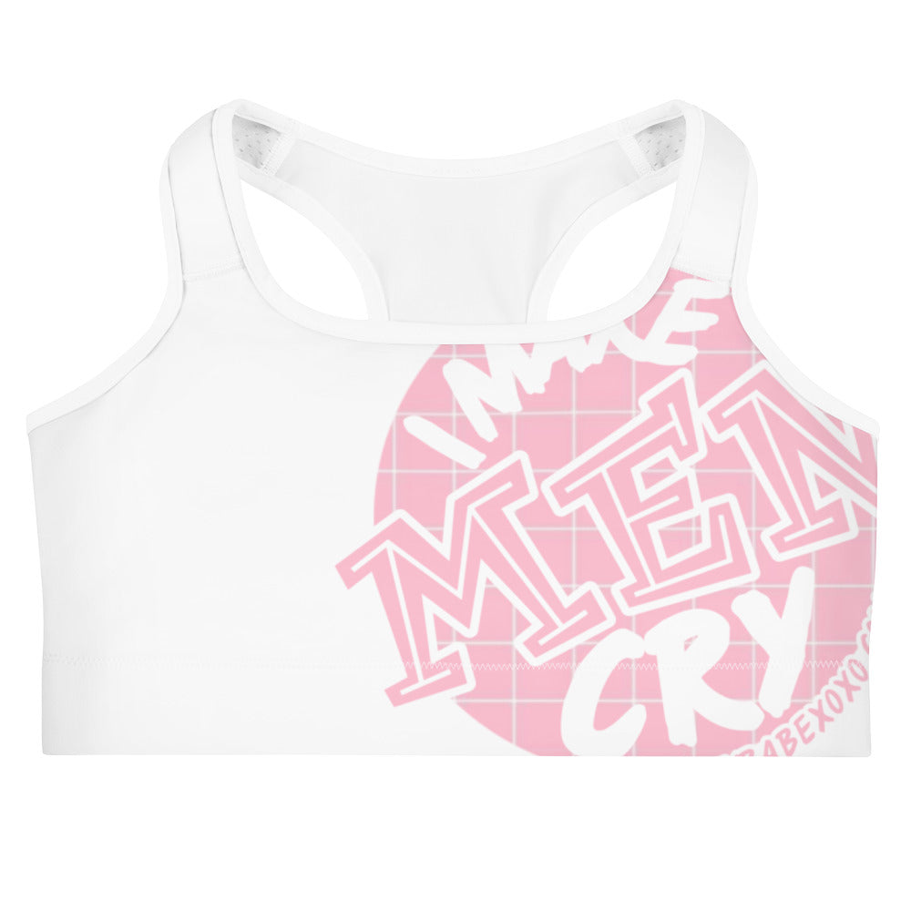 I Make Men Cry Sports bra