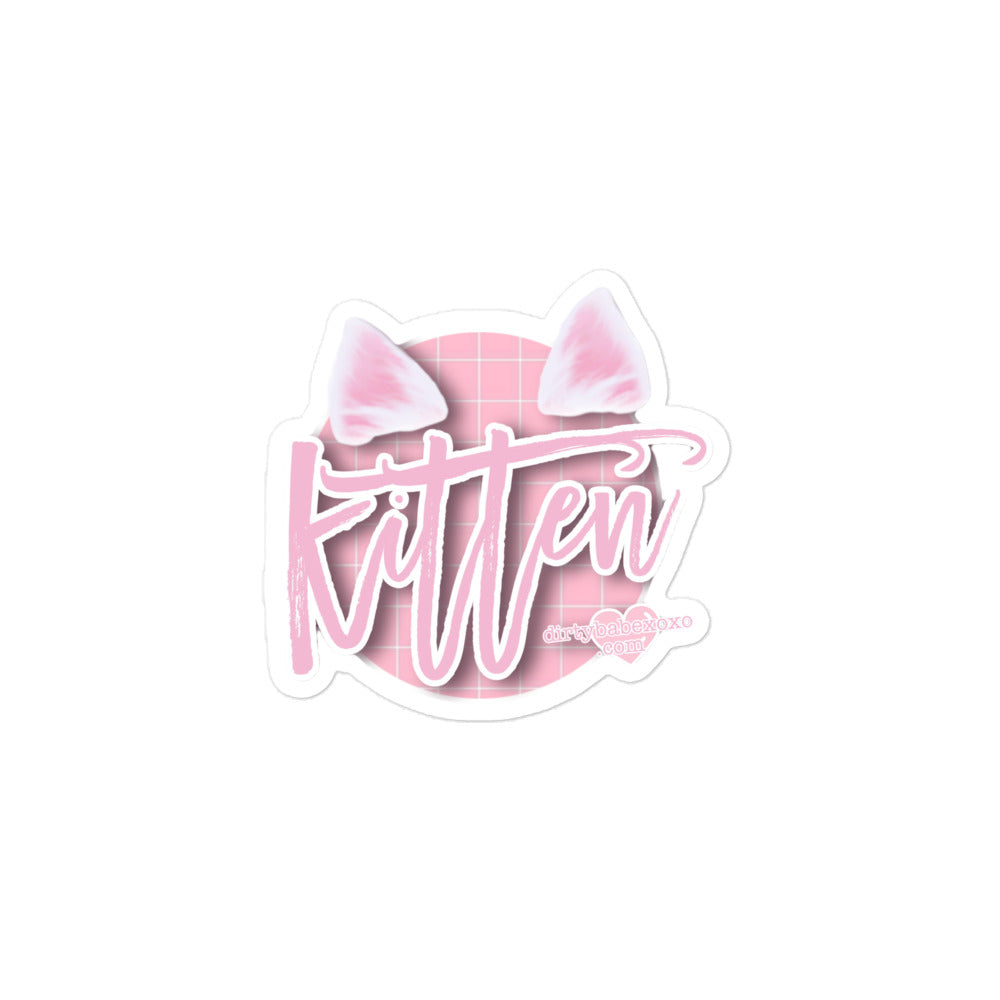 Kitten sticker