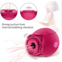 Load image into Gallery viewer, Rose Shaped Sucking Vibrator
