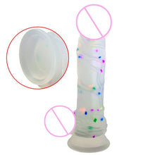 Load image into Gallery viewer, Confetti Jelly Dildo
