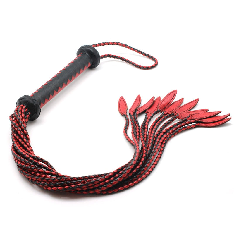 Genuine Leather Bondage Whip