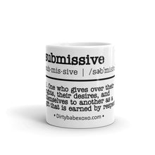 Load image into Gallery viewer, Submissive definition mug
