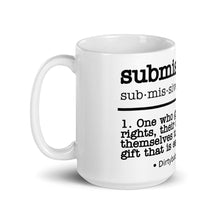 Load image into Gallery viewer, Submissive definition mug
